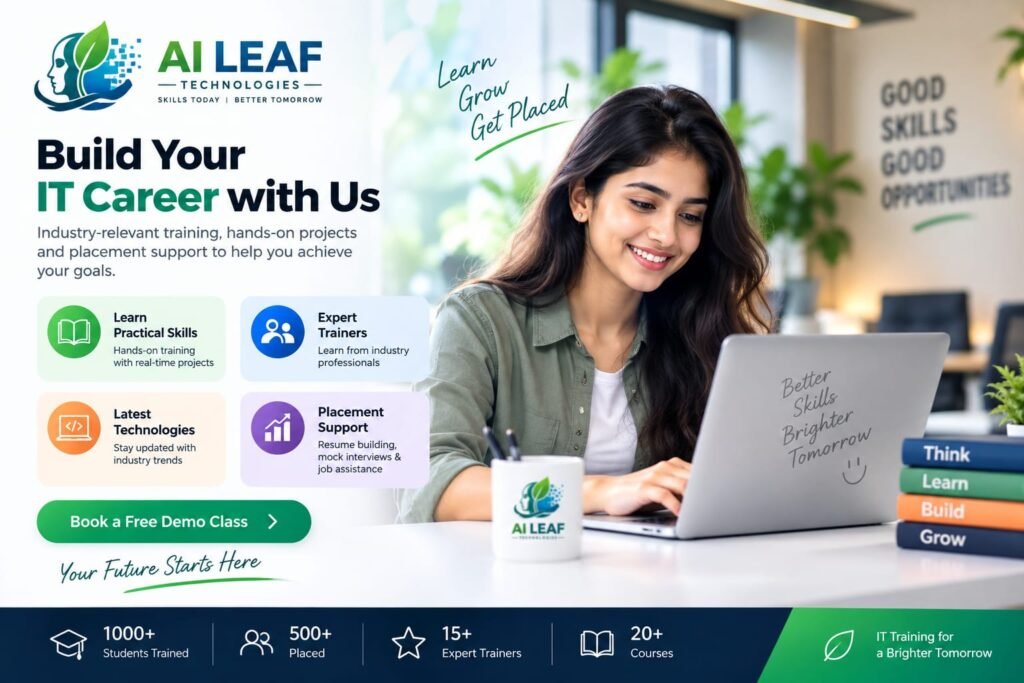 AI LEAF Technologies IT training with hands-on learning and career support