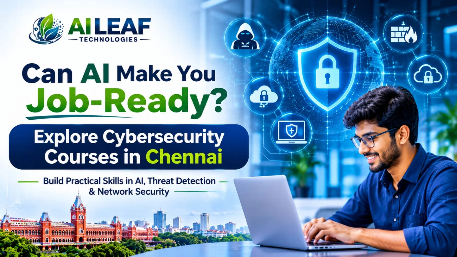 AI-powered cybersecurity courses in chennai training with network security monitoring and threat detection